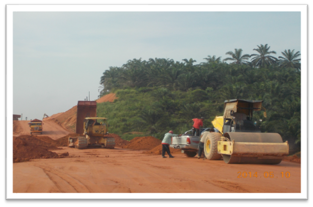 Road Construction Felda Redong to Selancar